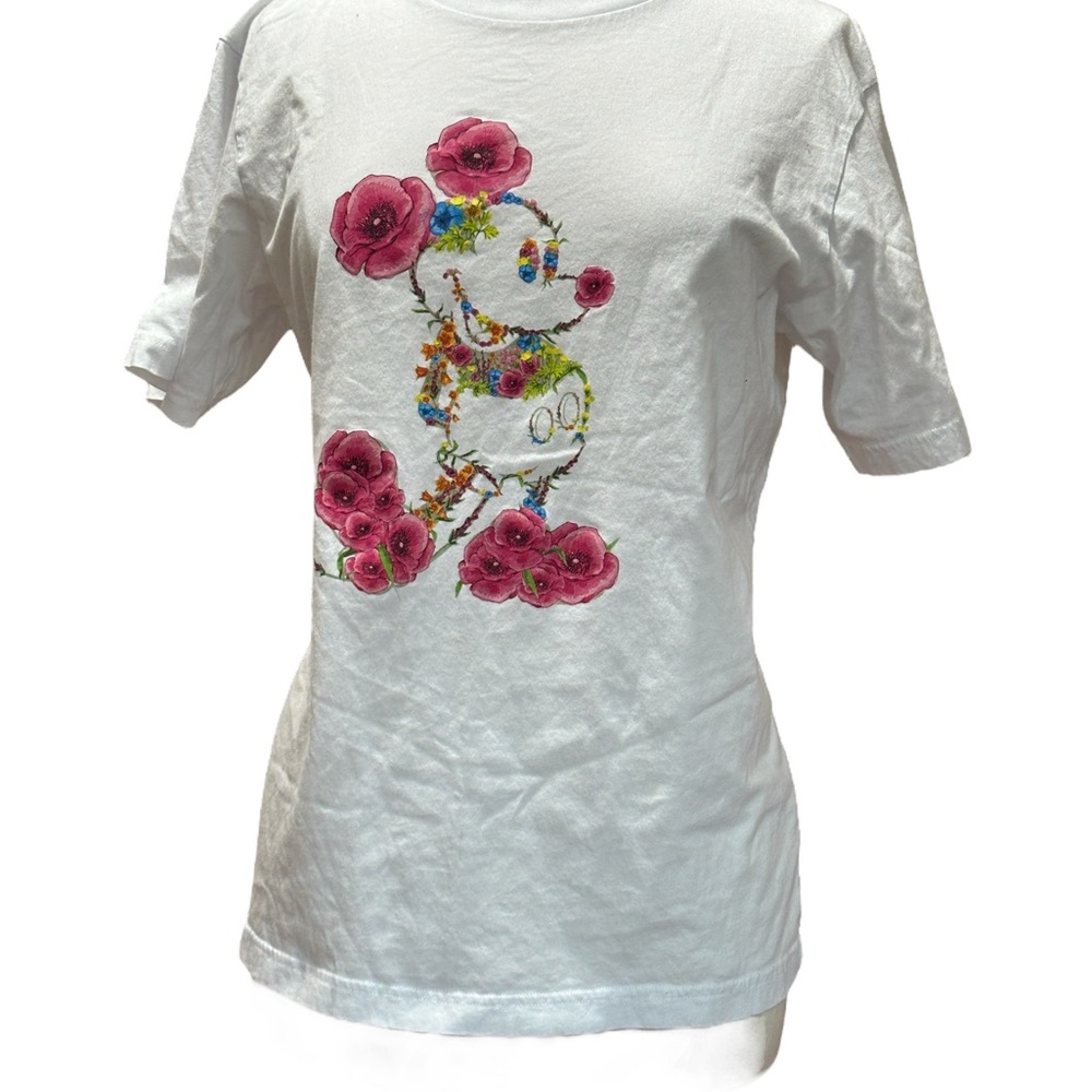 Floral Graphic White T-Shirt
